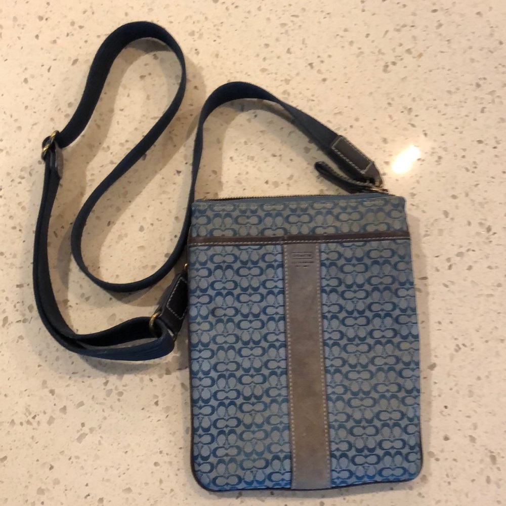 Coach Blue Messenger Bag